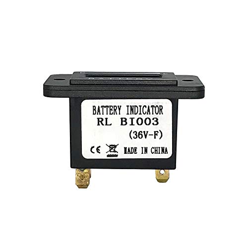 Ajcoflt A luz indicadora de bateria à prova d'água 36V Medidor de bateria de chumbo-ácido do ATV Fo