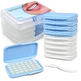 BVN Braces Wax Dental Wax: 10 Boxes Orthodontic Wax Strips, Braces Wax for Teeth, Ortho Wax for Brac