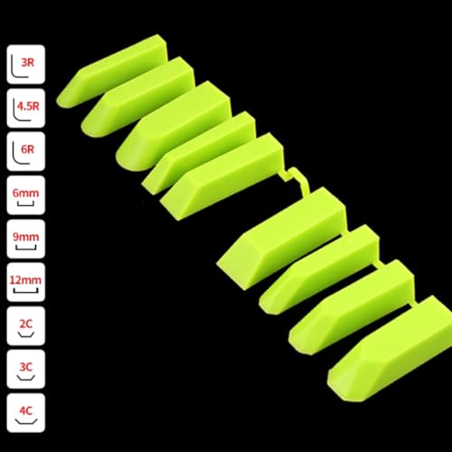 Fc’Noqgn Professionelles 9-in-1 Silikonentferner-Set mit ABS-Schaberköpfen für Küche Bad Fensterdichtungen 9 Größen inkl Glätter und Eckwerkzeug