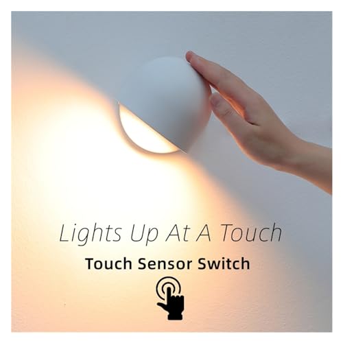 Lámpara de pared interior para pasillo y dormitorio con luz LED táctil regulable 2