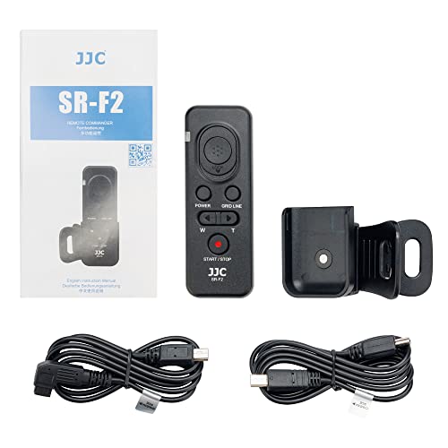 Image of JJC RM-VPR1 Wired Remote Control for Sony FDR-AX53 AX43 AX33 AX100 AX700 | for Sony AX30 AX45 AX60 PXW-X70 PXW-Z90V HXR-NX80 HDR-CX405 CX455 CX440 CX675 CX680 CX900 A1 II A6000 A6100 A6300 A6400