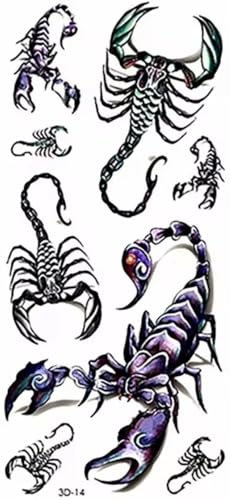 EROSPA® Tattoo-Bogen/Sticker temporär - 3D...