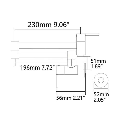 Robinet de remplissage pot mural pour optimiser l'espace de cuisson - 8
