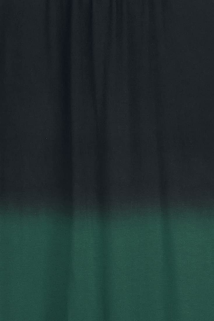 Black Premium by EMP Mujer Vestido Negro-Verde con Degradado de Color