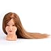 Produktbild Goldene Praxis Schaufensterpuppe Kopf Braut Make-up Styling Praxis Dummy Head Friseursalon Haarschnitt Teaching Head Trainingsköpfe kann gefärbt gebleicht werden