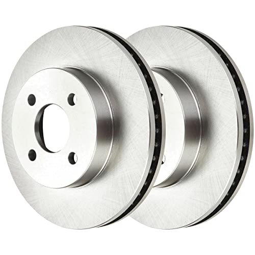 AutoShack R65085PR Front Brake Rotors Pair of 2 Driver and Passenger Side Replacement for 2005-2010 Chevrolet Cobalt 2003-2007 Saturn Ion 2005-2006 Pontiac Pursuit 2007-2010 G5 2.0L 2.2L 2.4L FWD