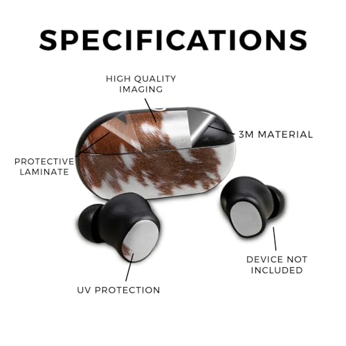 Image of Glossy Glitter Skin Compatible with Beats Solo Buds - Cow Hide - Premium 3M Vinyl Protective Wrap Decal Cover - Easy to Apply | Crafted in The USA by MightySkins