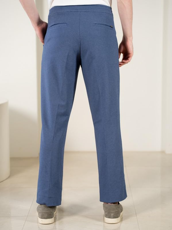 Image of The Pant Project Relaxed Fit Korean Pintuck Pants for Men | Stylish Relax Fit Men's Wear Trousers for Office or Party | Mens Fashion Dress Trouser Pant
