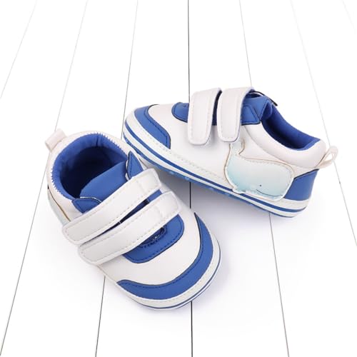 Baby Boys Girls First Walking Shoes Infant Non-Slip PU Leather Sneakers Toddler Newborn High Top Loafers Flat𝘀 Shoes2