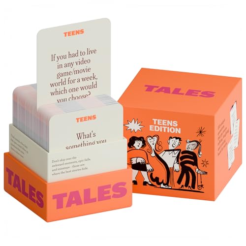 TALES 150 Conversation Cards Teens Edition Road Trip Game Family Bonding