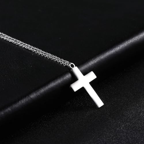 Collier Crucifix Argent 925 : cadeau de Noël et Thanksgiving idéal avec pendentif croix