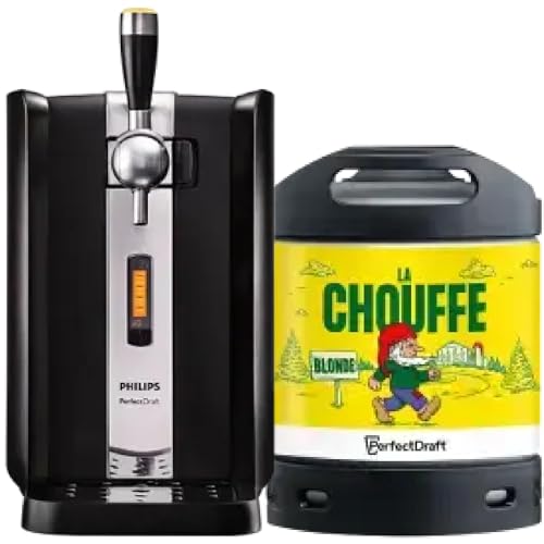 PerfectDraft – Pack Tireuse À Bière + 1 Fût Chouffe 6L – Machine Pression À Domicile –...