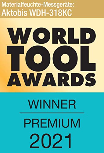 Foto von Aktobis Feuchteindikator Feuchtemesser Materialfeuchte Messgerät WDH-318KC inkl. 9 V Qualitätsbatterie