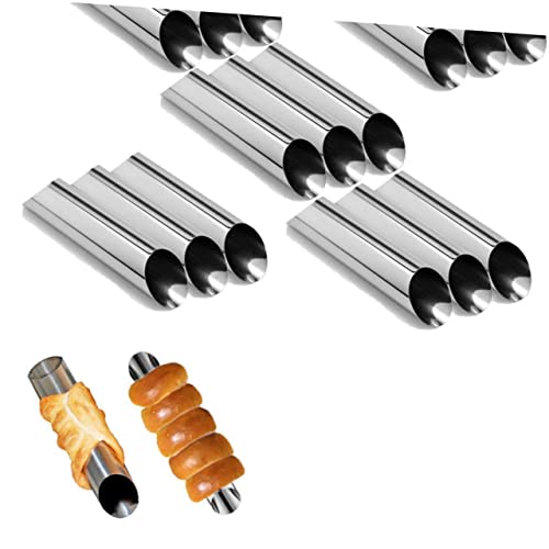 20 Moldes para Croissant de Acero Inoxidable miniatura 3