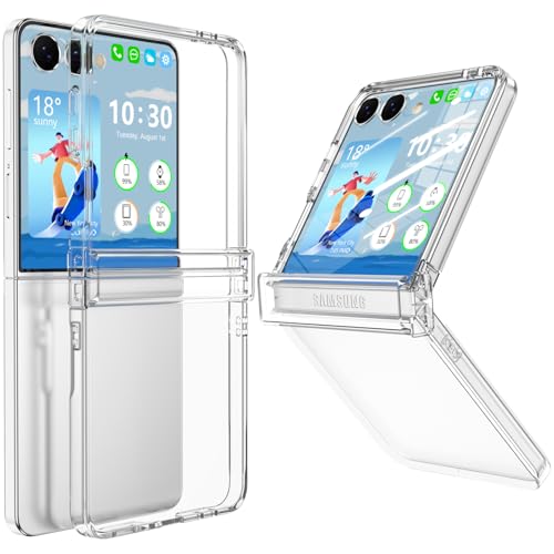 Coque Samsung Z Flip 7 avec protection charnière transparente fine antichoc en polycarbonate