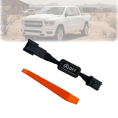 vocsvok Auto Start Stop Eliminator for RAM 1500 2019-2024,Permanently Disable Engine Shut-Off System with Plug & Play Bypass Module