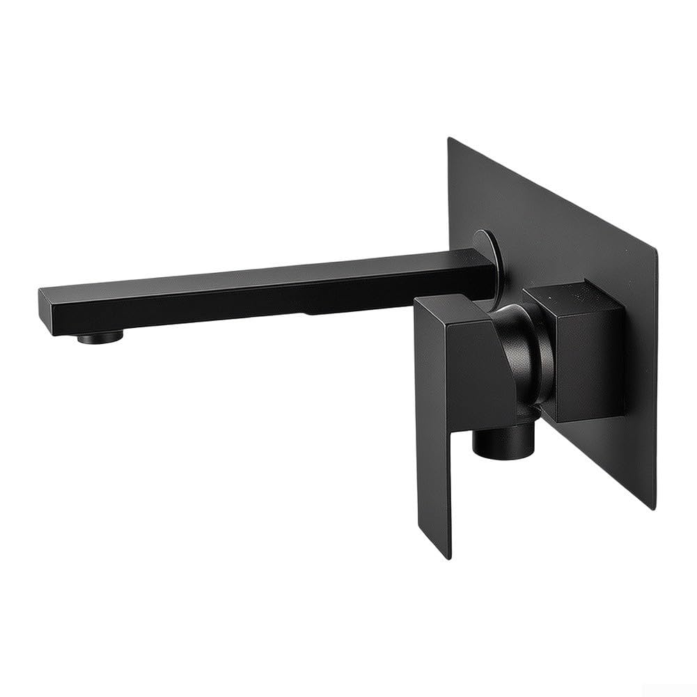 Grifo mezclador monomando para pared, 1,2 GPM, ahorro de agua, aireado