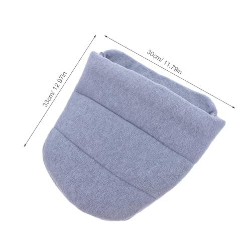 Supvox Haustierbett kleines Katzenbett Katzenschlafsack warmes Hundenest kleines Tierbett Katzen Wärmebett Kissen für Haustiere Hundehüttenbett Katzenhöhle Schlafsack Plüsch Hellgrau