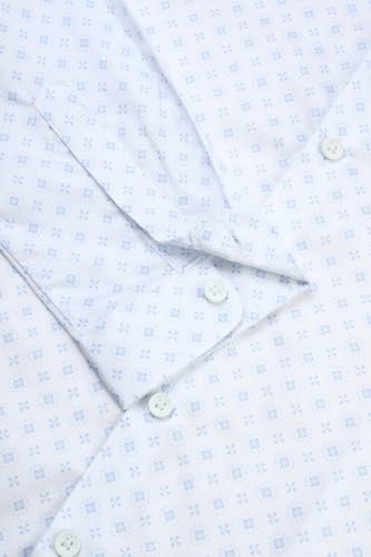Image of Allen Solly Boys' All-Over Print Shirt | Bow Tie Detail | Regular Fit | Wedding & Festive