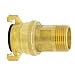 Produktbild VARIOSAN Saug- und Hochdruckkupplung 14016, 1" Außengewinde, Messing blank, System Geka