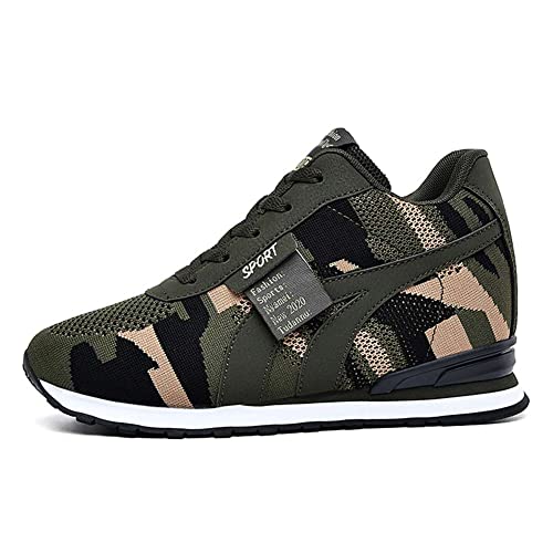 WILTENA Womens Mesh Breathable Camouflage Sneakers Ladys Invisible High-Heeled Wedge Platform Shoes2