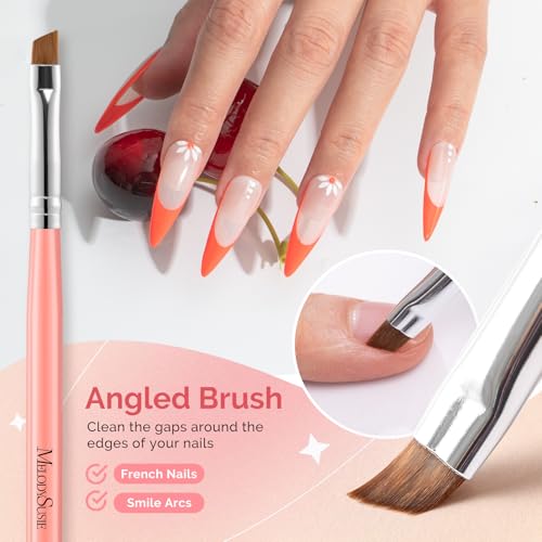 Image of MelodySusie 3Pcs Nail Art Clean Up Brushes