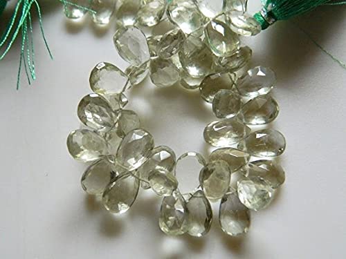 Améthyste verte en briolettes de poire pour créer vos bijoux bohèmes chic de mariage