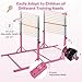 Goplus Double Horizontal Bars, Junior Gymnastic Parallel Bars with 13-Level 33