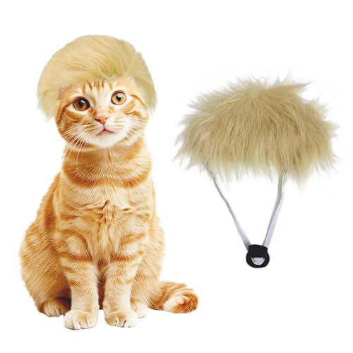 Perruque chien/chat Halloween brun, fêtes et Noël