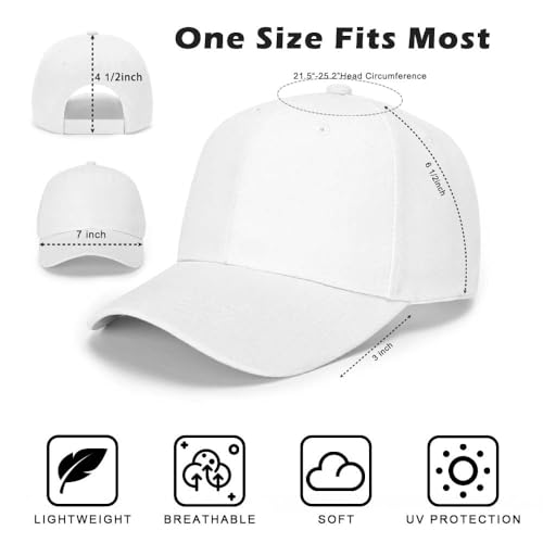 Image of Wholesale 20-Pack Solid Baseball Caps - DIY, Breathable, Adjustable Fit