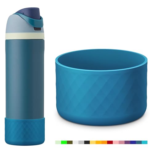 yoelike Silicone Boot for Owala Water Bottle 24 oz, Anti-Slip Protective Sleeve for FreeSip/Twist/Flip, Bottom Bumper Cover for Watter Bottle Accessories