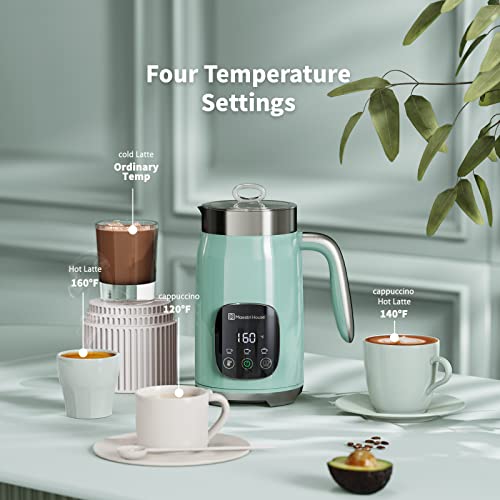 Maestri House Milk Frother, Variable Temp And Froth Thickness Milk Frother And Steamer, 14.1Oz/400Ml Smart Touch Control Foam Maker, Memory Function For Latte, Cappuccino, Warm Milk, Hot Chocolate #TOP2