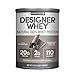 Designer Whey Protein Powder, Chocolate Mocha, 12 Ounce, Non GMO