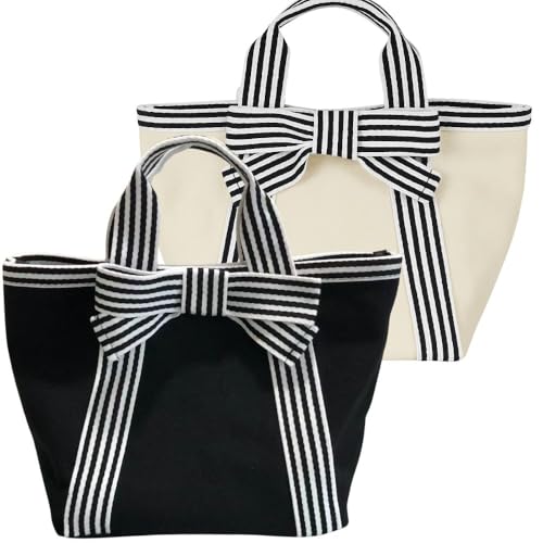 Aizu Momen Striped Cotton Tote Bag: Fukushima Hand-Woven Cotton Guide [2026] — ブラック＆生成り finish