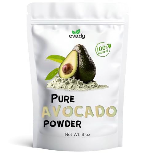 Avocado Powder 8 oz, Natural Avocado Powder for Vitamin Cocktail, Smoothies, Dressing, Salads, Seasonings