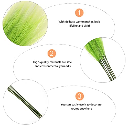 BESPORTBLE 10Pcs Pampas Grama Natural Seco Hastes Coelho Caudas Pampas Grama Buquê de Arranjos de Fl