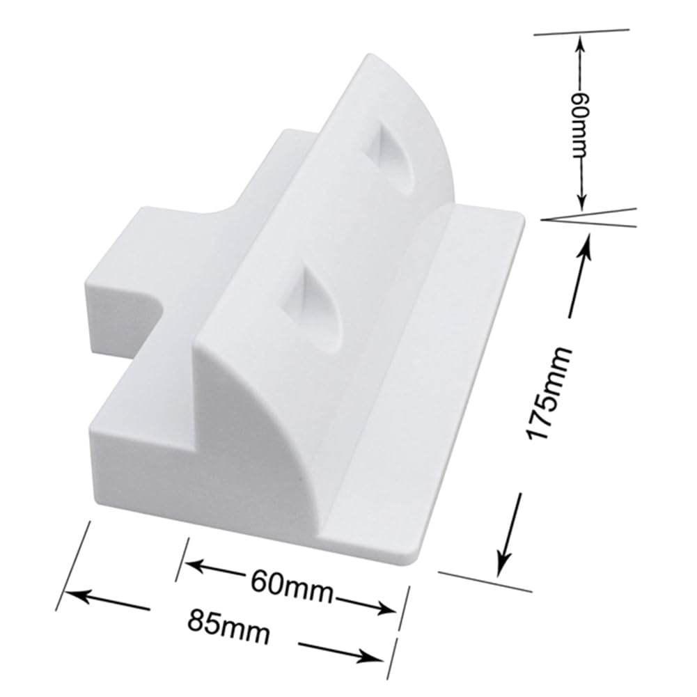 Kit Support Latéral Angle Pour Panneaux Solaires – 6 Pièces, Blanc, SODIAL P8026