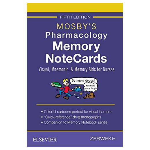 Mosby's Pharmacology Memory NoteCards: Visual, Mnemonic, and Memory Aids for Nurses