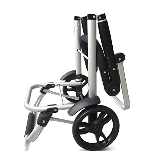 gbgymjm Einkaufstrolley 40L Multifunktionaler Einkaufswagen Trolley auf Rädern Push Tote Cart Carts Trolley Bag Korb… – Bild 4