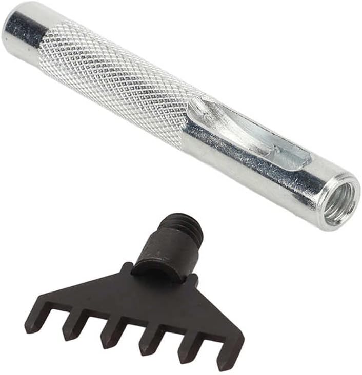 Prong Leather Chisel Carbon Steel Prong Chisel Kit Smoother Drilling High Temperature Heat Treatment Wear Resistant High