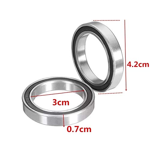 EMSea 6806-2RS Kugellager 30mm - 4 Stück Für BB30 Kurbeln & Fahrräder