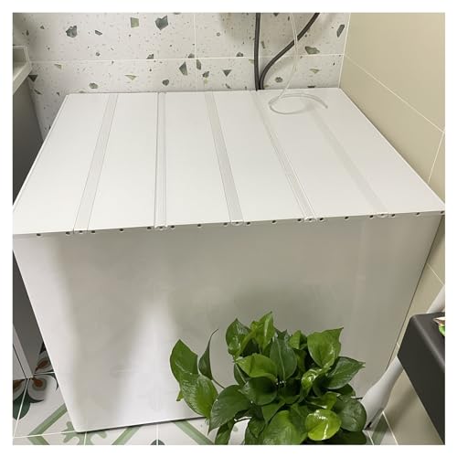 Cubierta impermeable de PVC para bañera de 1,2 cm de grosor, con aislamiento, plegable, resistente al calor, tapa de almacenamiento para bañera (80 x 120 x 1,2 cm), ideal para protección del baño
