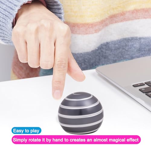 Image of Desk-Kinetic-Toys Cool-Gadgets for Fidget: Cool-Stuff Thing Game Toy for Adult Teen Children Kid, Stress Relief Optical-Illusion Gifts for Office School Home Man Women Christmas Spinning 300 Seconds