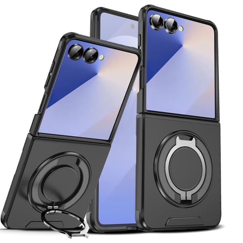 Wousunly �݊���������܂�Galaxy Z Flip 8 �P�[�X�����O�t���X�}�z�P�[�XFor Galaxy Z Flip 8 �J���������Y�ی�X���C�h���ϏՌ��S�ʕی�C�u���b�N