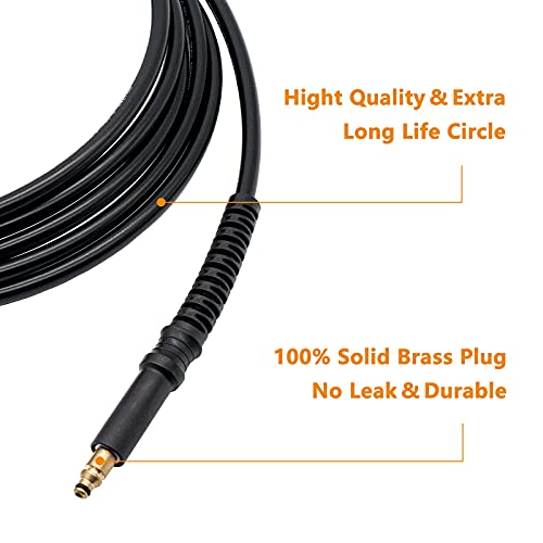 Fai Top 15M Pressure Washer Replacement Hose for Nilfisk Pressure Washer,Fits C 100.5-5, C 100.5-6, C 105.5-5, C 135.1-8, C 135.1-8