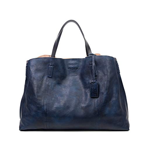 Image of OLD TREND Genuine Leather Forest Island Tote | Spacious Handbag with Removable Inner Pouches