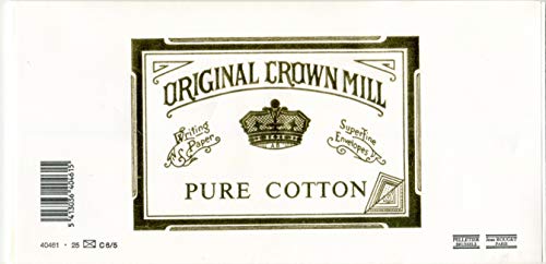 Original Crown Mill DL reine Baumwolle Umschlag Cover