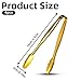 Mini Food Serving Tongs - 4pcs Gold Small Stainless Party Dessert Tongs Buffet Supplies Tong for Ice Sugar Cube Salad Appetizers