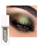 Glitter Liquid Eyeshadow, Chameleon Metallic Long-Lasting Eye Shadow, Holographic Multichrome Shimmer Eyeshadow, Colorful High Pigment Liquid Eye Shadow,Glow in the Dark Party Makeup Gift for Women-03