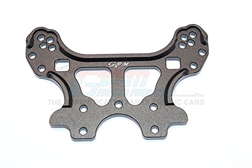 GPM Thunder Tiger Truck K-ROCK MT4-G5 Brushless Upgrade Parts Aluminum Front Adjustable Damper Tower - 1Pc Black